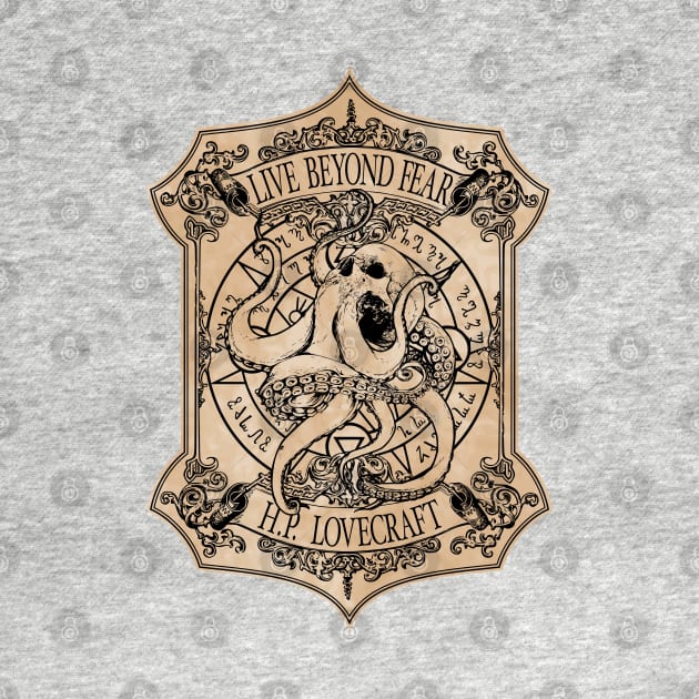 H.P. Lovecraft Label by RavenWake